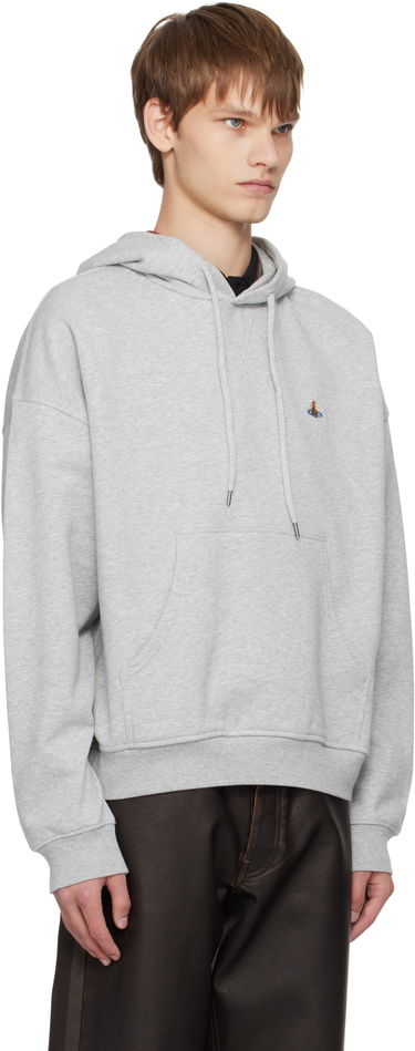 Mikina Vivienne Westwood Vivienne Westwood Ashton Hoodie Šedá | 2I01000M-J006O-, 1