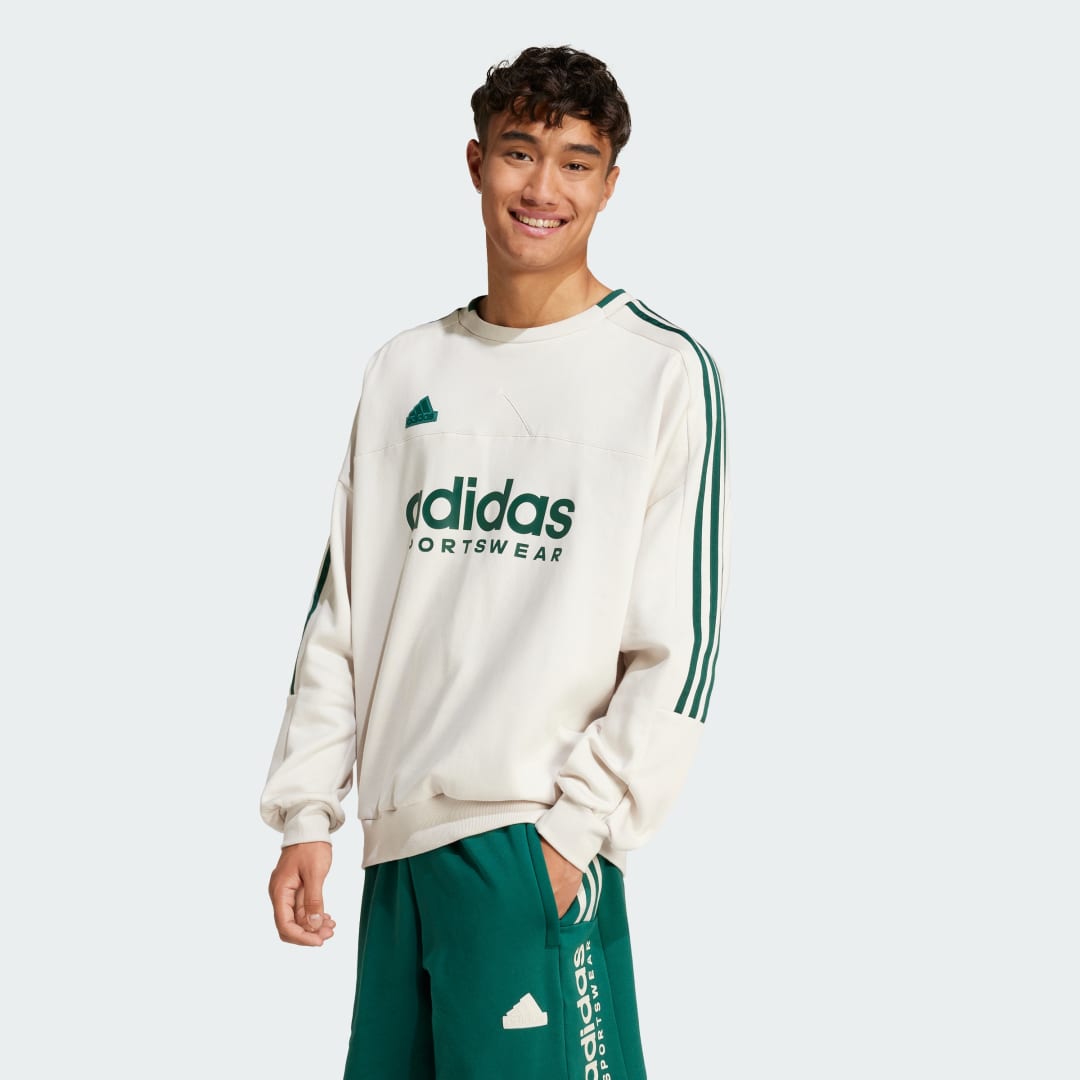 Mikina adidas Performance House of Tiro Fleece Sweatshirt Béžová | IW5945, 0