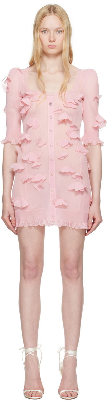 Šaty Coperni Coperni Knitted Butterfly Mini Dress Ružová | COPML143Y3015, 0