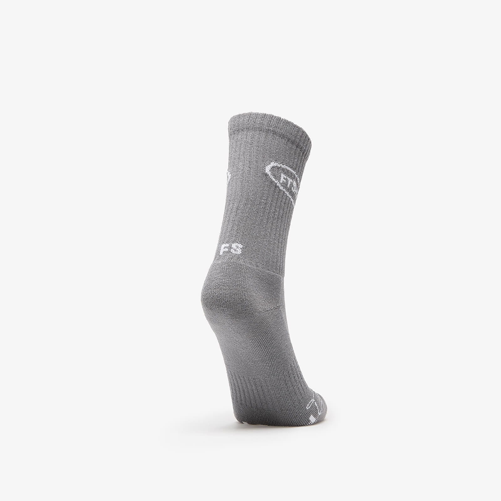 Basic Crew Socks 3-Pack Grey