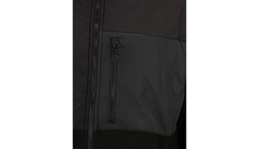 Bunda Irie Daily Auf Deck High-Neck Full-Zip Fleece Jacket with Contrast Panel and Chest Pocket Čierna | 912B112-721, 3