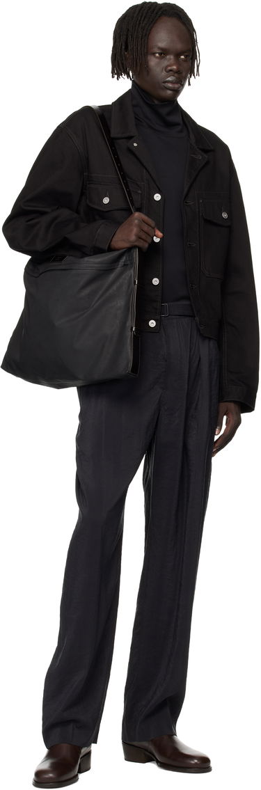 Taška cez rameno LEMAIRE Lemaire Trench Pocket Medium Bag Čierna | BG0168 LF1495, 3