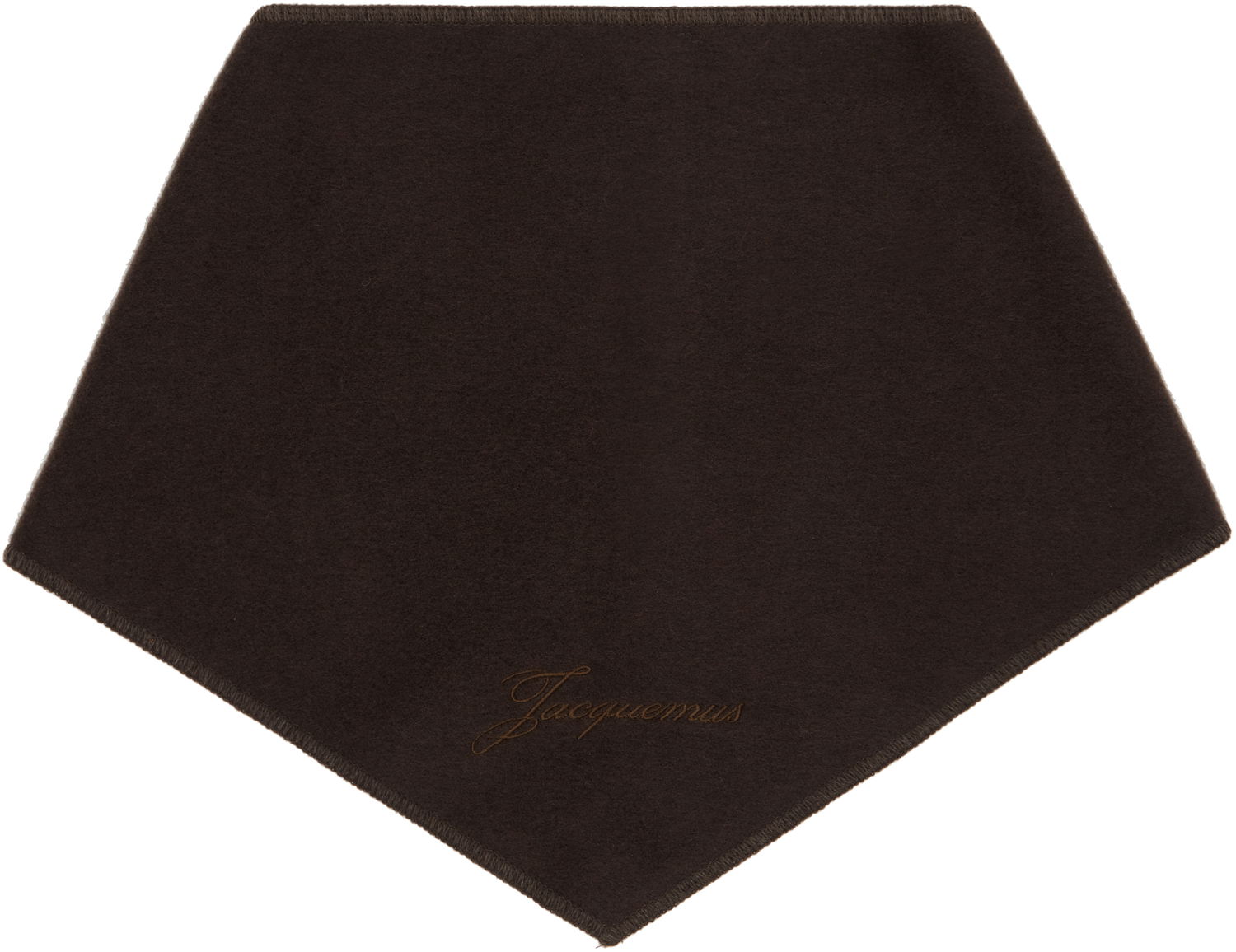 Šál Jacquemus 'The Cachemiro' Soft Stitched Bandana Scarf Hnedá | 25HACU00783AK00292, 1