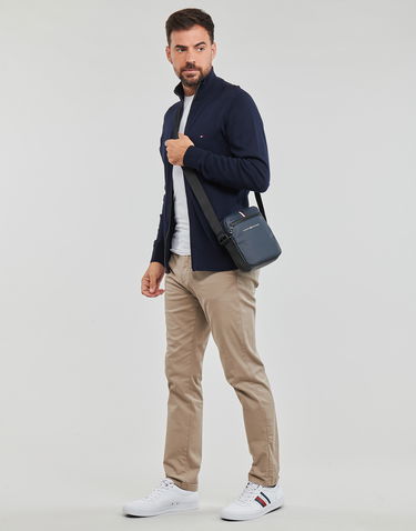 Sveter Tommy Hilfiger PIMA ORG CTN CASHMERE ZIP THRU Navy | MW0MW28050-DW5, 2