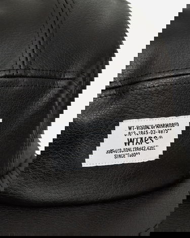 Šiltovka WTAPS T-5 04 Leather 5-Panel Cap Čierna | 242HCDT-HT15 001, 7