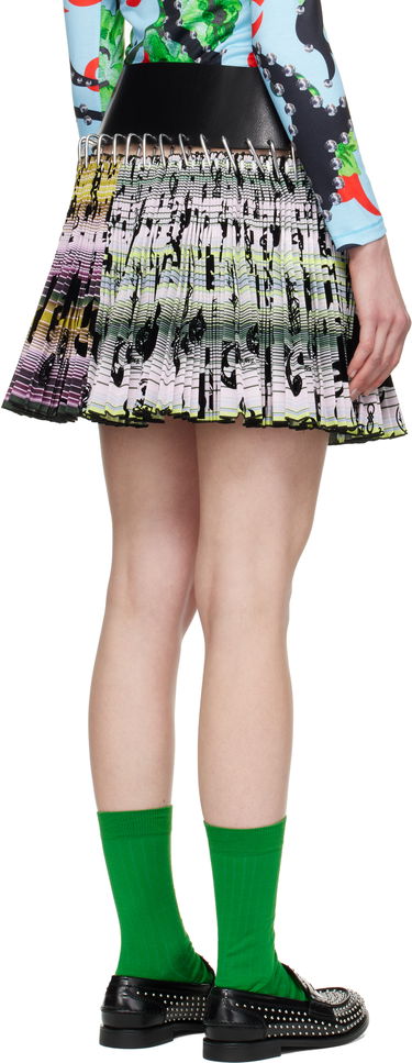 Sukňa Chopova Lowena Chopova Lowena Carabiner Print Pleated Miniskirt Rôznofarebný | 3248, 2