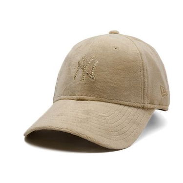 Šiltovka New Era MLB Diamante Velour 9FORTY NY Yankees Adjustable Hat Béžová | 60595352, 0