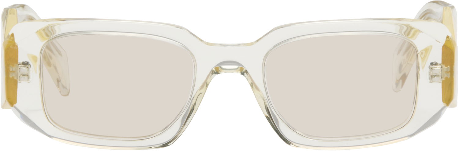 Slnečné okuliare Prada Symbole Chunky Rectangular Frame Sunglasses Žltá | 0PR 17WS 8056262360224, 0