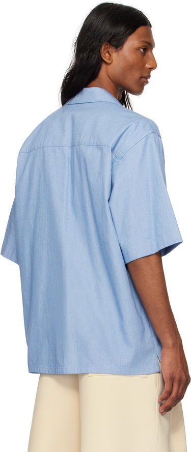 Košeľa Marni Marni Denim Bowling Shirt Modrá | CUJU0017A0 UTC476, 2