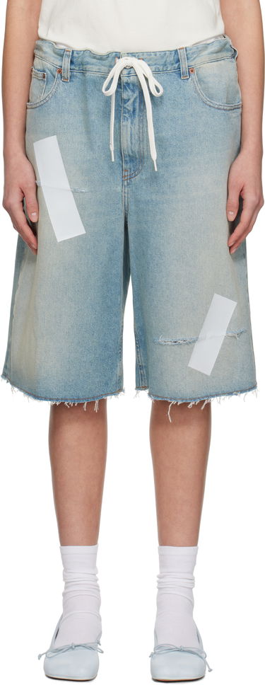 Šortky Maison Margiela MM6 Maison Margiela Taped Denim Shorts Modrá | S52MU0126 M30019, 0
