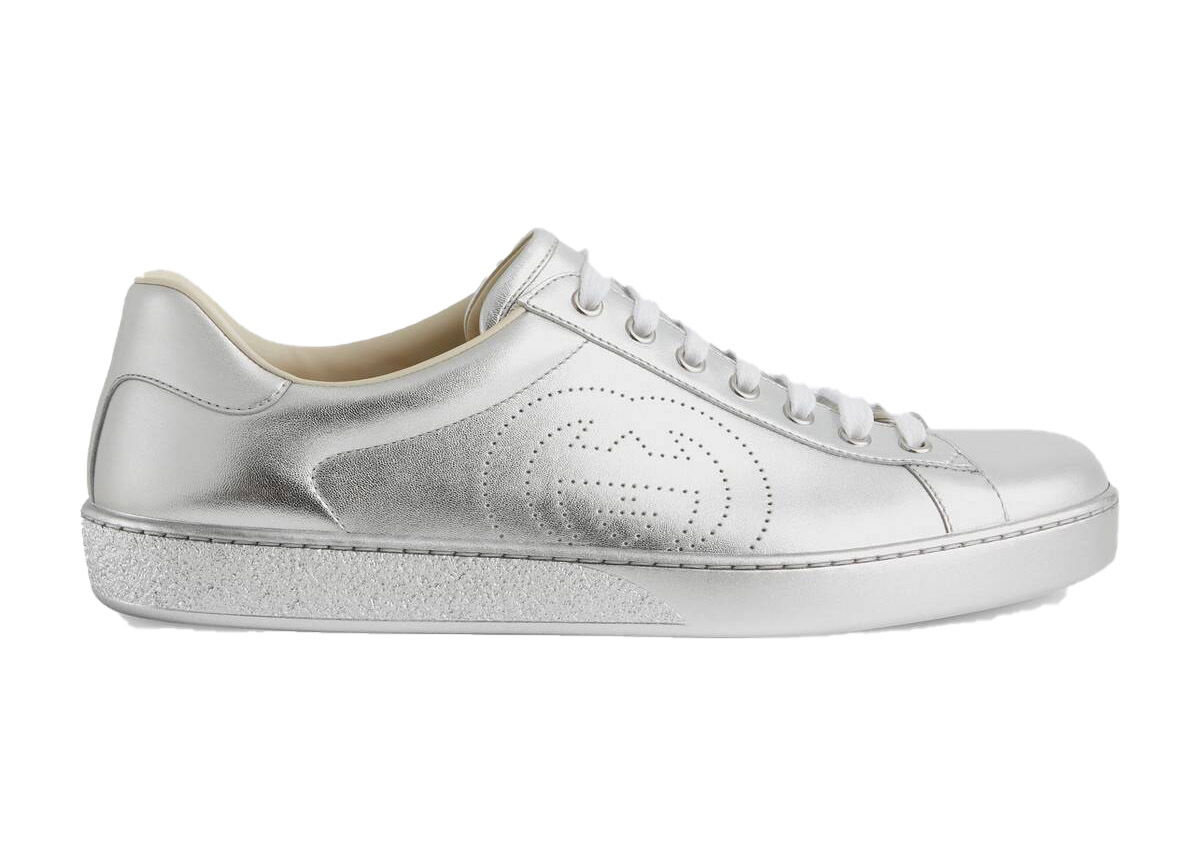 Tenisky a topánky Gucci Ace 'Metallic Silver' Metalická | _660266 B8B20 8106, 0