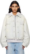 Acne Studios Relaxed Cropped Denim Jacket