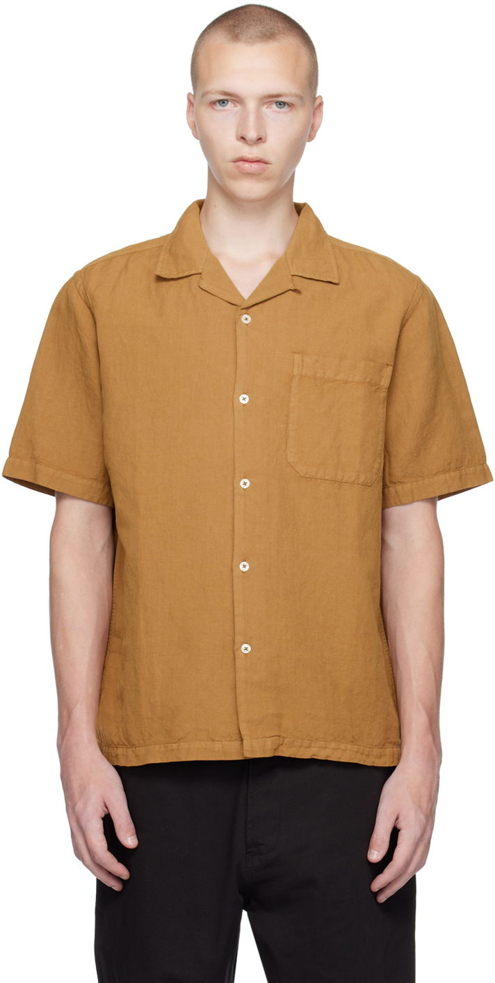 Košeľa Universal Works Universal Works Camp Shirt Hnedá | P28063, 0