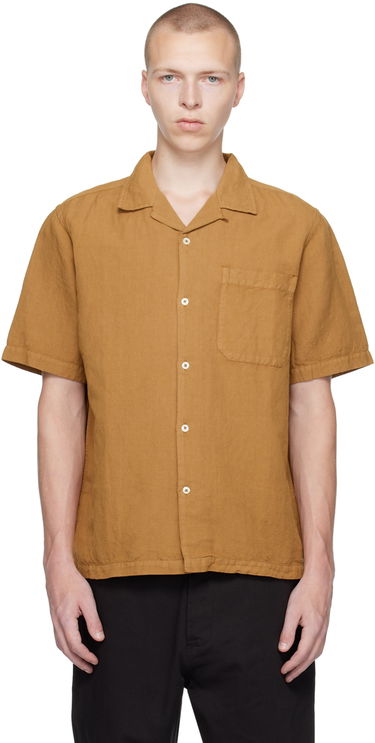 Košeľa Universal Works Universal Works Camp Shirt Hnedá | P28063, 0