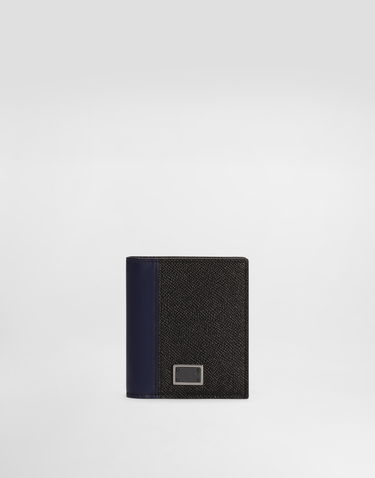 Peňaženka Dolce & Gabbana Dolce & Gabbana Dauphine Leather Card Holder Modrá | BP3324A6N728F701, 0