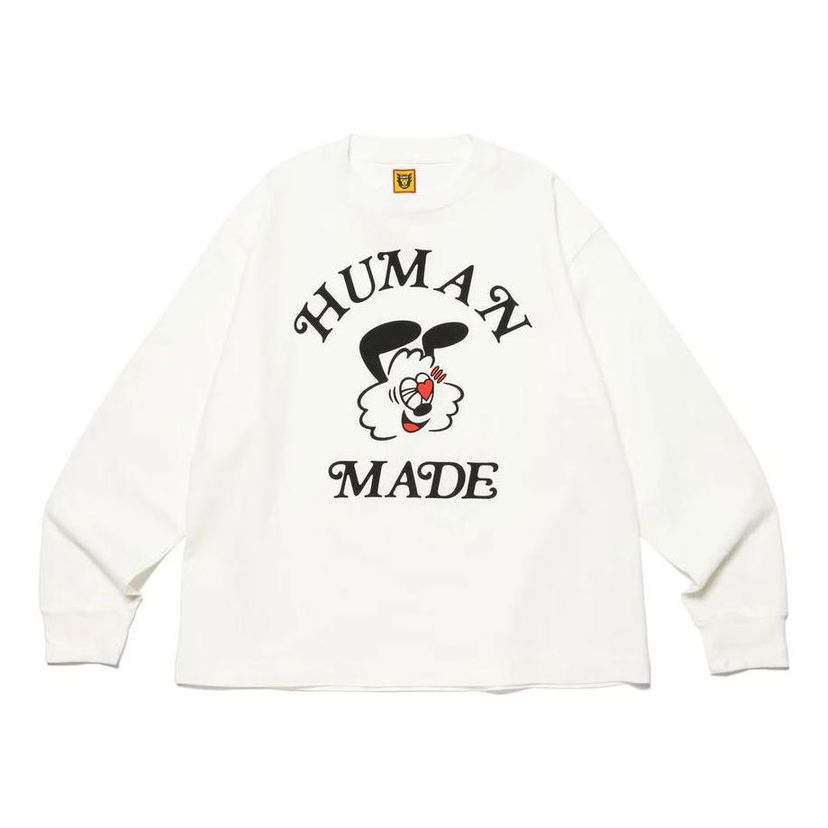 Mikina Human Made Girls Don't Cry Long Sleeve Graphic T-Shirt Biela | XX25CS002