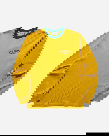 Tričko Carhartt WIP 89 Ringer Longsleeve T-Shirt Žltá | I034714 2X54G, 1