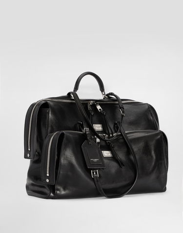 Cestovná taška Dolce & Gabbana Dolce & Gabbana Vittoria Calfskin Travel Bag Čierna | BM2581AH85080999, 2