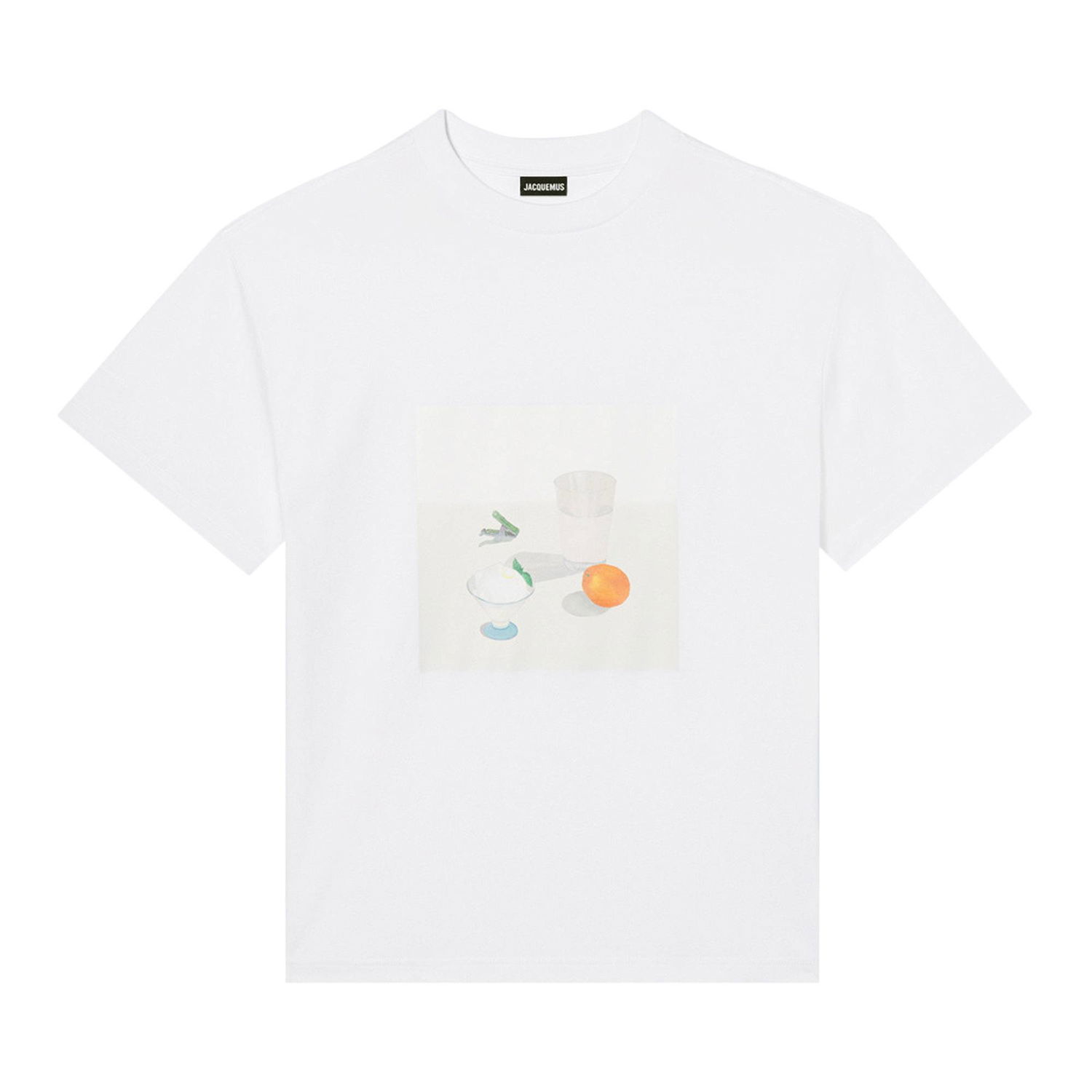 Tričko Jacquemus Le T-Shirt Tableau Biela | 225JS012 2240 1AZ, 1