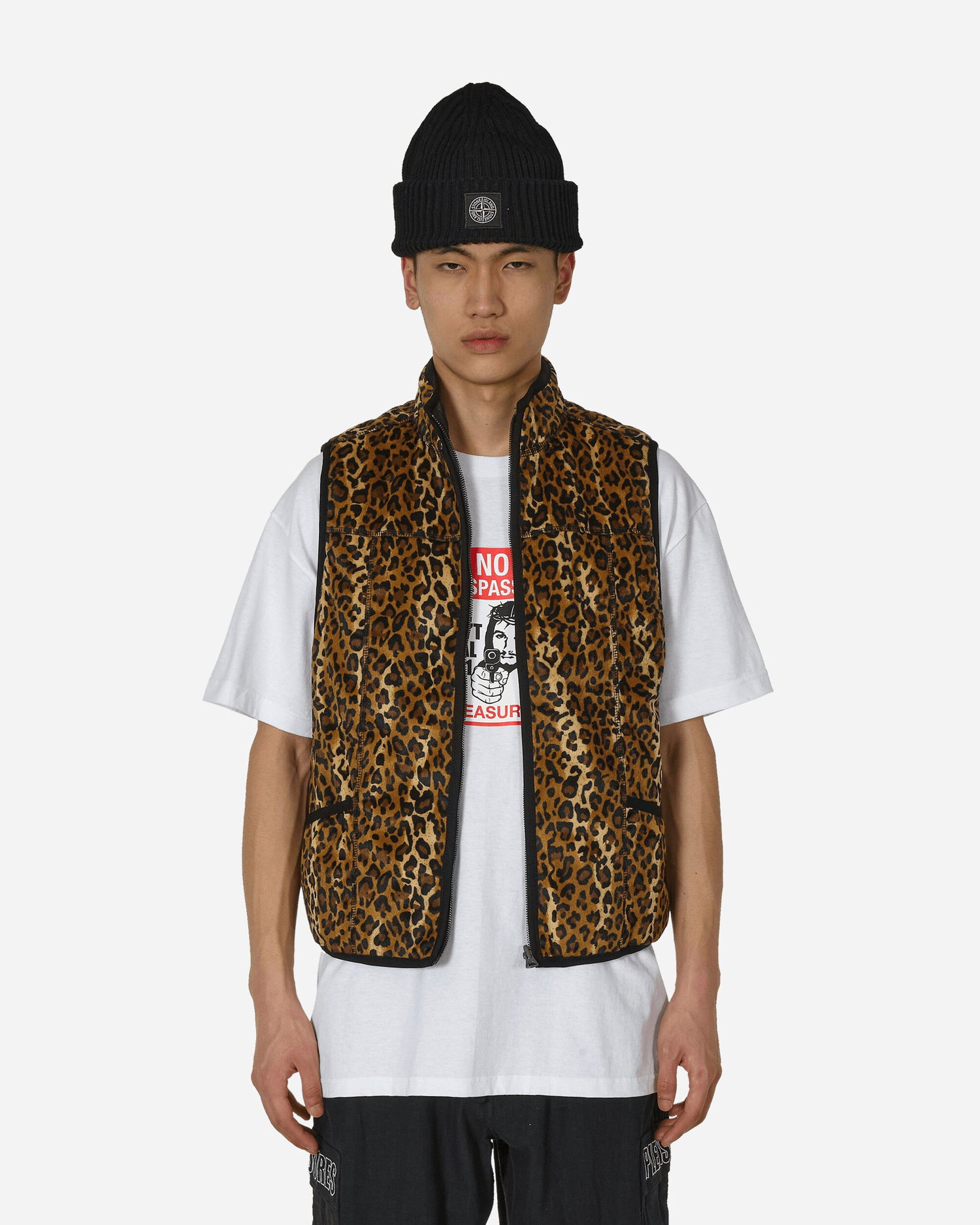 Vesta Pleasures Felis Reversible Vest Hnedá | 9010427 GOLD, 1