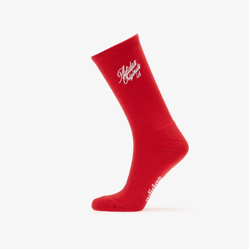 Ponožky adidas Originals Santee Alley Slouch Socks Červená | JX6198