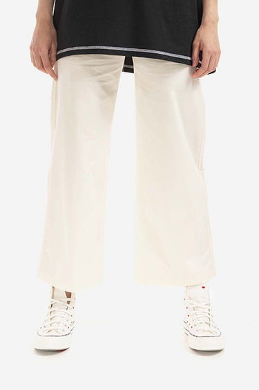 Nohavice Converse Wide High Waist Trousers Béžová | 10022968.A01, 0