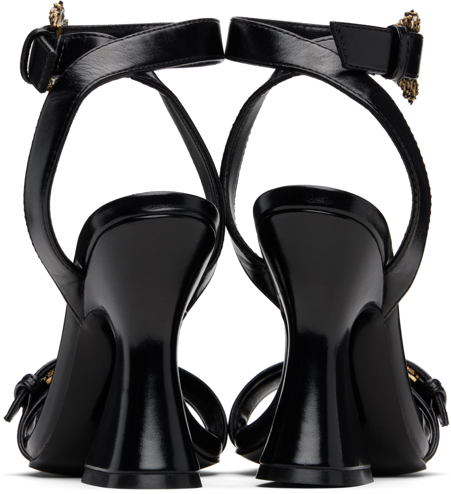 Tenisky a topánky Versace Baroque Buckle Kristen Heeled Sandals Čierna | E79VA3S36_EZSC35, 1
