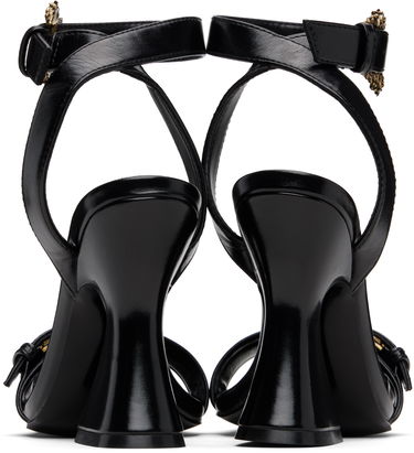 Tenisky a topánky Versace Baroque Buckle Kristen Heeled Sandals Čierna | E79VA3S36_EZSC35, 1