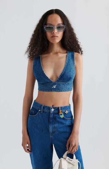 Crop Top AXEL ARIGATO Jules Denim Top Modrá | A0903004, 8