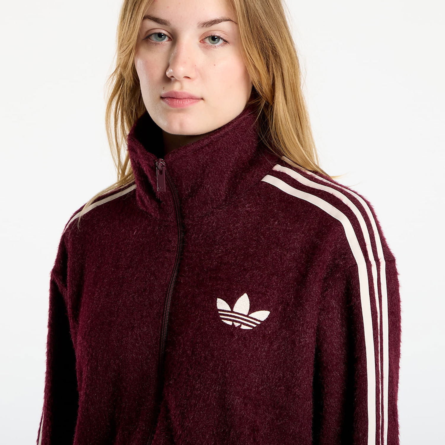 Mikina adidas Originals Mohair Fb Tt Sweatshirt Vínová | KS0428, 1