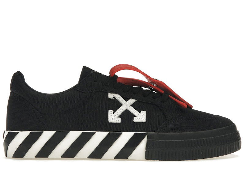 Tenisky a topánky Off-White Vulcanized Low Canvas Black White Čierna | OMIA085C99FAB0061001, 0