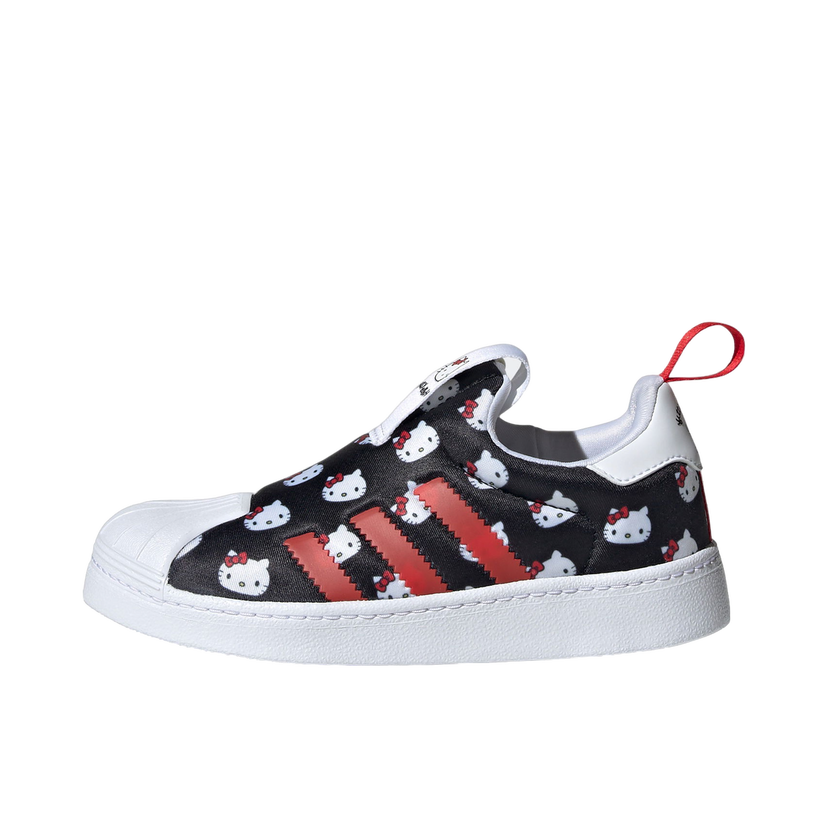 Tenisky a topánky adidas Originals Superstar 360 Hello Kitty Cloud White Core Black Vivid Red (PS) Čierna | GY9212