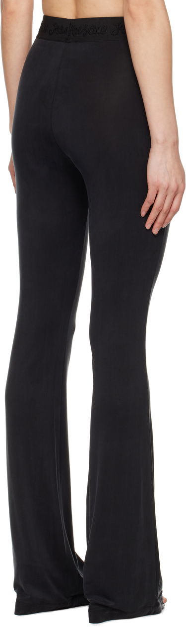 Nohavice Versace Versace Jeans Couture Flared Leggings Čierna | E78HAC107_EJ0190, 2