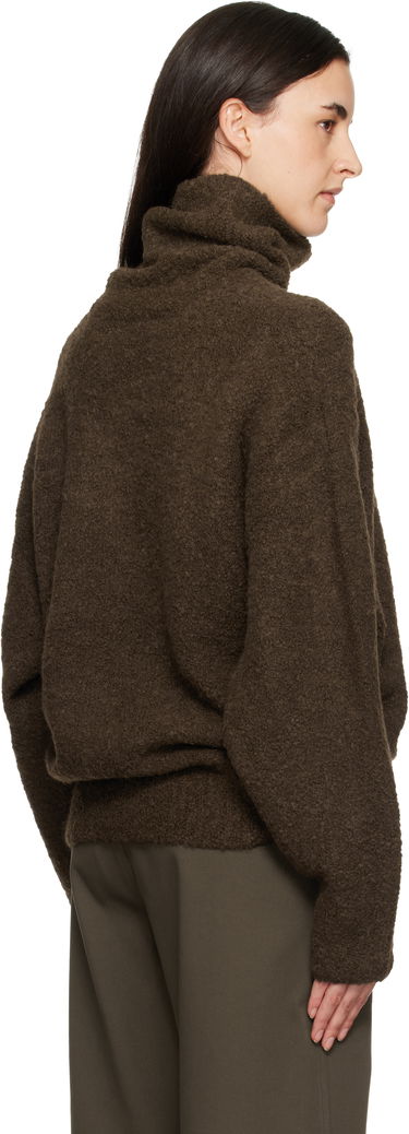 Sveter TOTEME Bouclé Turtleneck Hnedá | 254-WRT0583-YA0216, 2