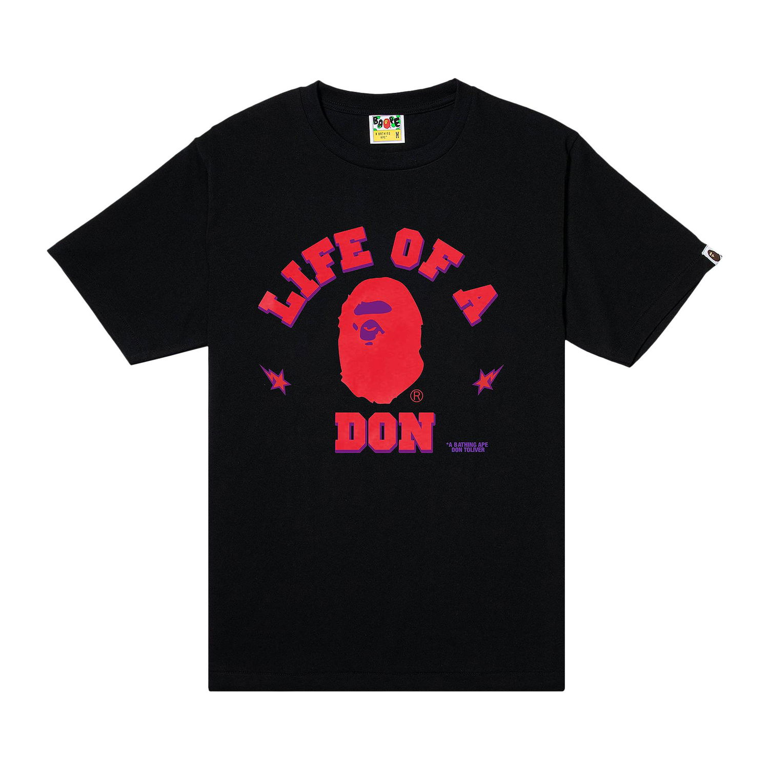 Tričko BAPE x Cactus Jack x Don Toliver Tee I Čierna | 1H73 110 928 BLACK, 1