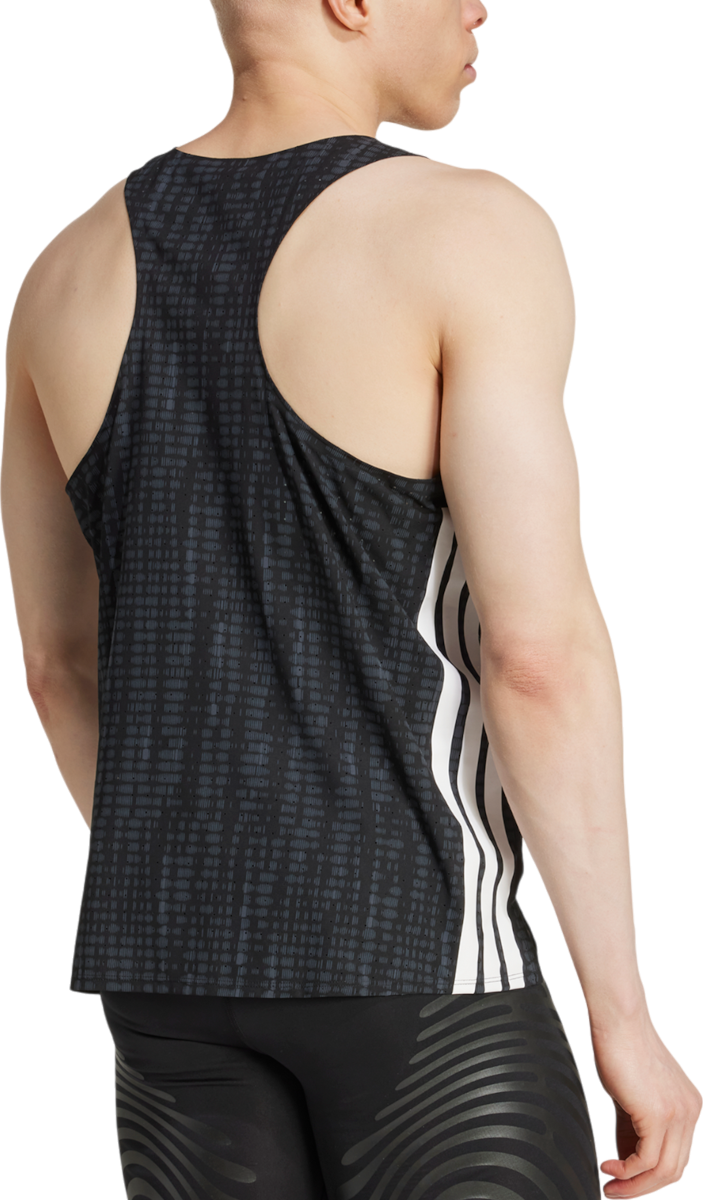 Tielko adidas Originals Adizero Running Singlet Čierna | jn0298, 1