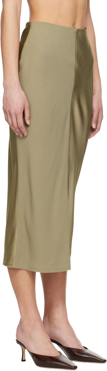 Sukňa AMI AMI Paris Straight Midi Skirt Zelené | FSK266.AC0014, 1