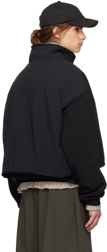 Mikina Fear of God Fear of God ESSENTIALS Mock Neck Pullover Čierna | 202SP244304F, 2