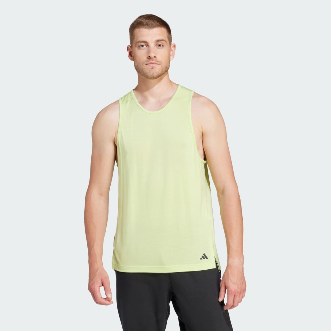 Tielko adidas Performance Yoga Training Tank Top Zelené | IP2355, 0