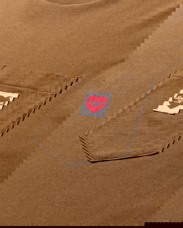 Tričko Carhartt WIP Pocket Heart T-Shirt Hnedá | I032128 HZXX, 4