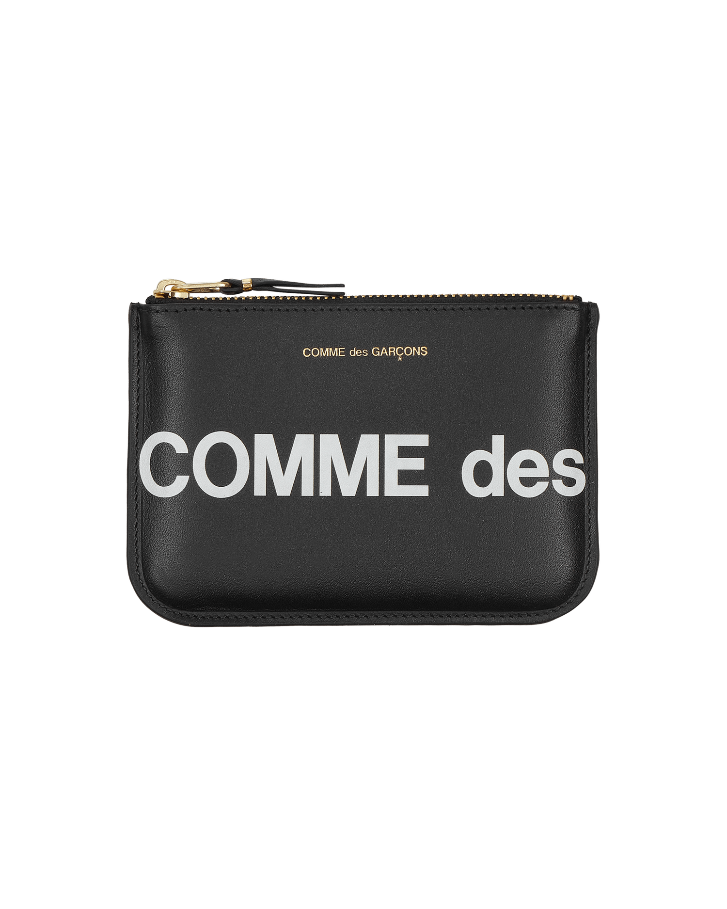 Peňaženka Comme des Garçons Huge Logo Zip Pouch Čierna | SA8100HL 1, 1