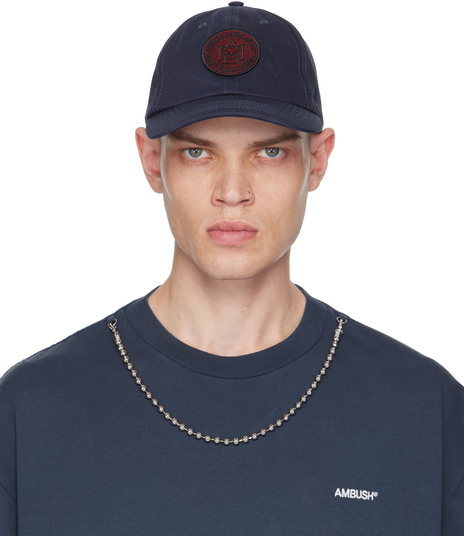 Šiltovka Ambush Circle Logo Baseball Cap Navy | BMLB002F24FAB0024628, 0