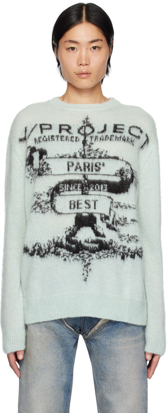 Best Graphic Print Knit Sweater