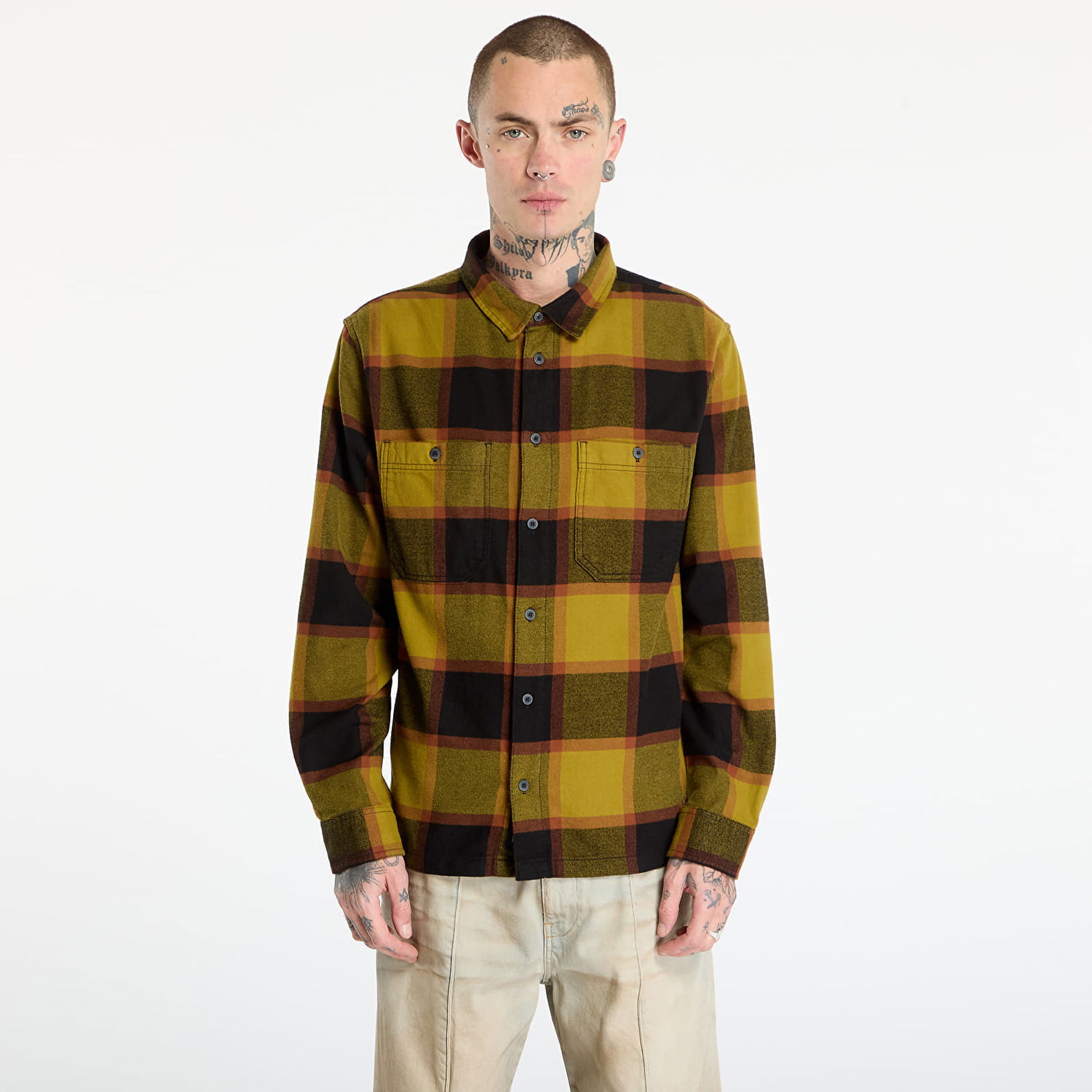 Košeľa Vans Larkspur Plaid Flannel Shirt Rôznofarebný | VN000P7ZF0H1, 0