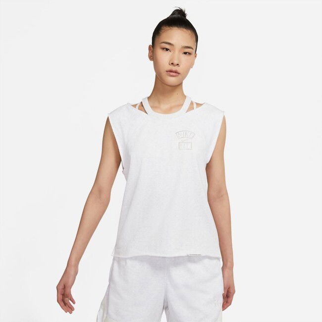 Tričko Nike Standard Issue "Queen Of Courts" Basketball Top W Biela | CZ7221-051, 1