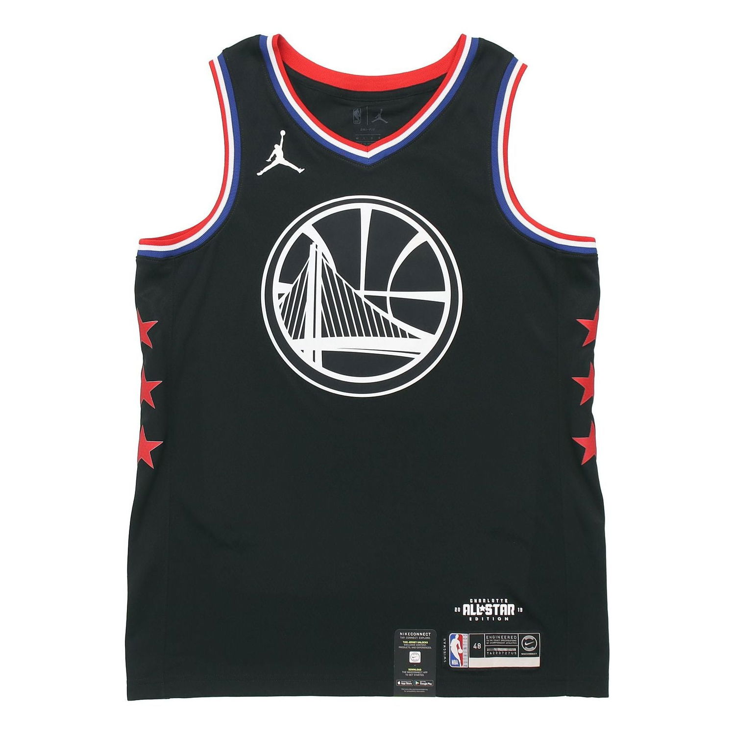 Dres Jordan Stephen Curry Golden State Warriors All-Star Edition Swingman Jersey Čierna | AQ7295-011, 0