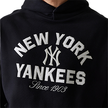 Mikina New Era Heritage New York Yankees Oversized Hoody Čierna | 60684323-1, 2