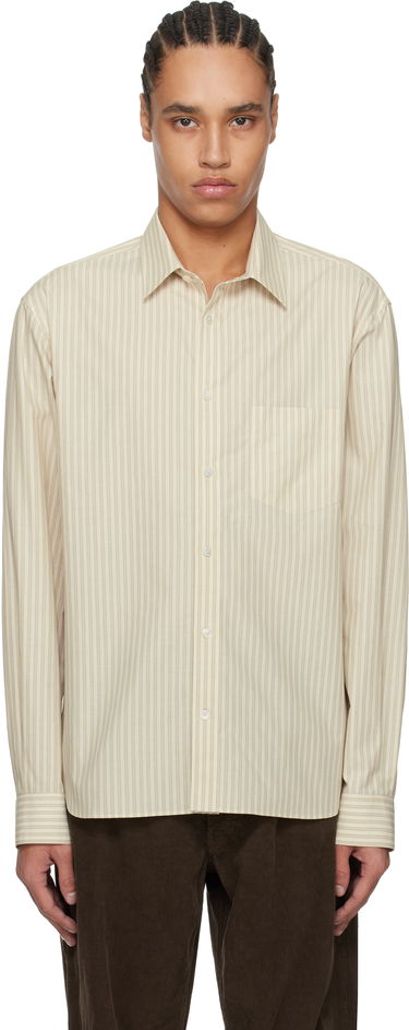 Košeľa The Row The Row Ashford Striped Shirt Béžová | 851-W3585, 0