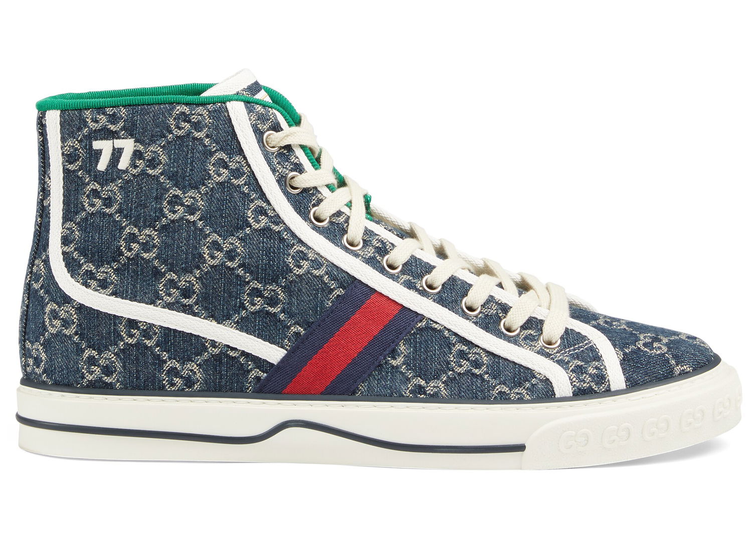 Tenisky a topánky Gucci Tennis 1977 High Top Modrá | 6258072KQ904464, 0
