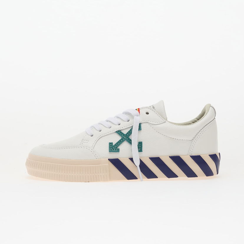 Tenisky a topánky Off-White Low Vulcanized Leather Biela | OBIA003F25LEA0030159